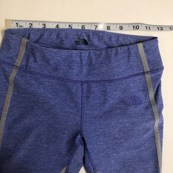 The north face DYNAMIX LEGGINGS cropped Capri yoga pants Lavender blue  XS - Picture 15 of 15